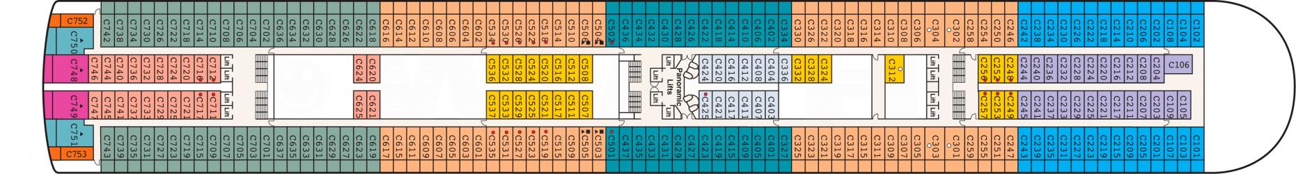 Caribbean Princess 2021 - 2022 Princess Cruises. Fotos, actividades y