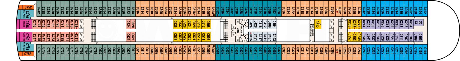 Cubierta 10 Crown Princess