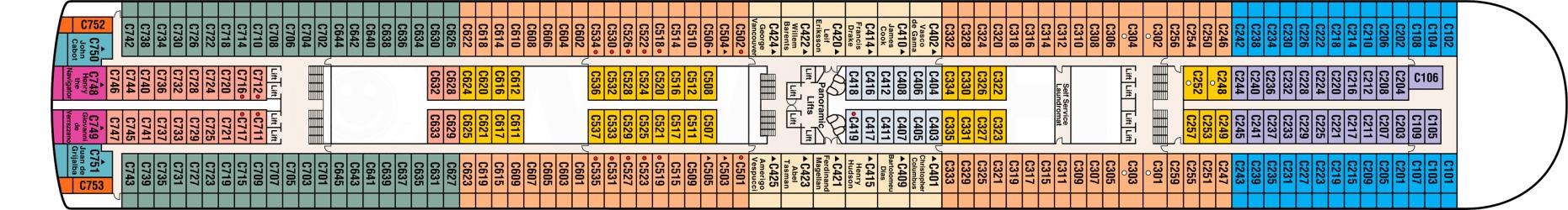 Cubierta 10 Grand Princess