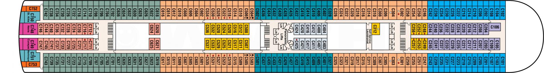 Cubierta 10 Ruby Princess