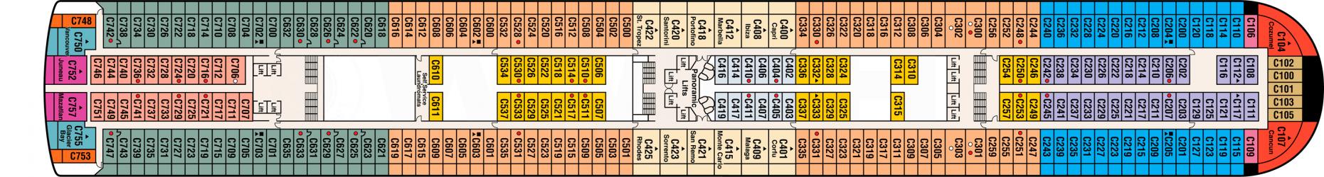 Cubierta 10 Sapphire Princess