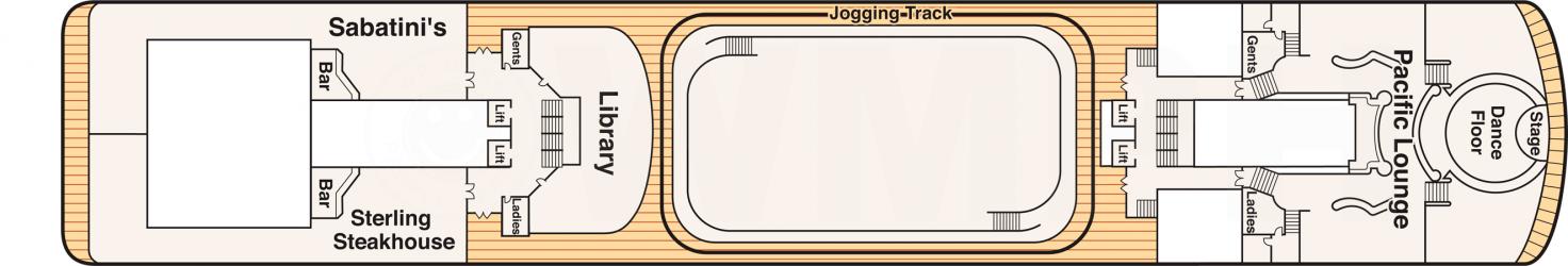 Cubierta 10 Pacific Princess