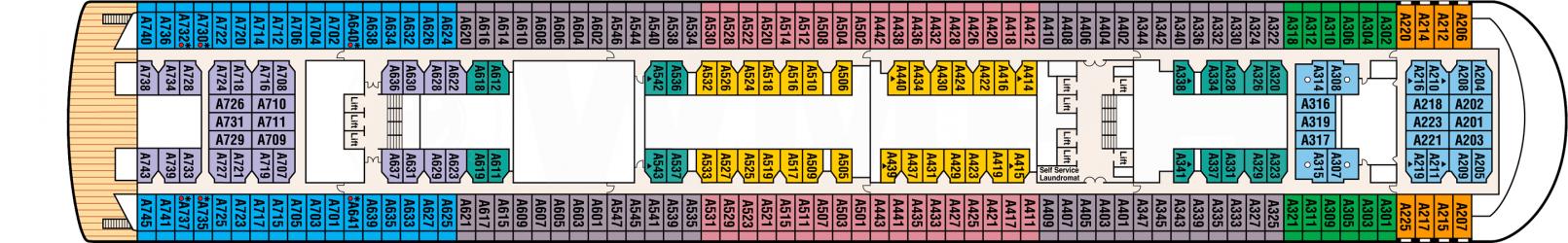 Cubierta 11 Sun Princess
