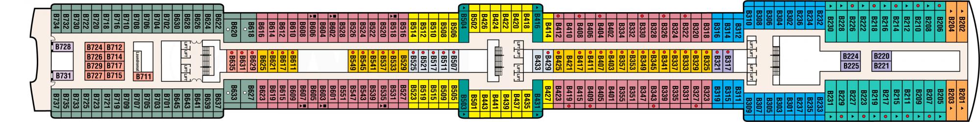 Cubierta 11 Coral Princess