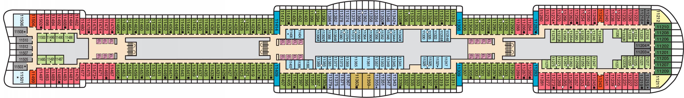 Cubierta 11 Carnival Celebration