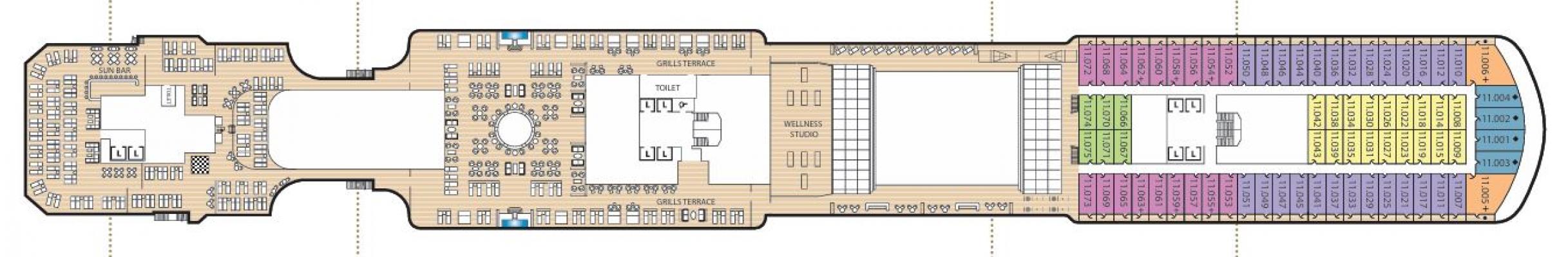 Cubierta 11 Queen Anne