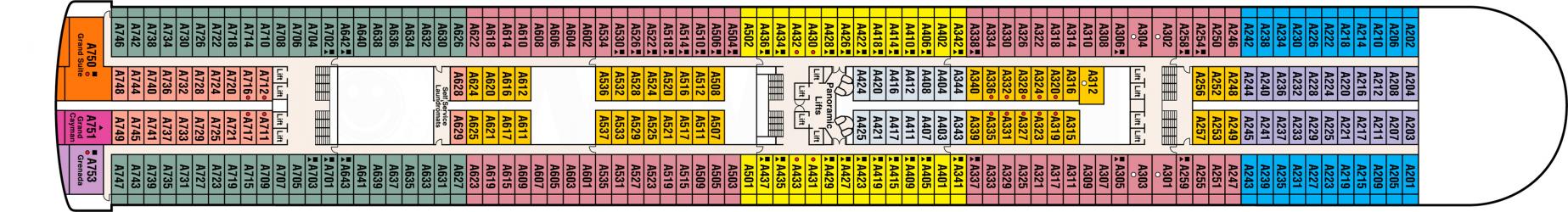 Cubierta 12 Caribbean Princess