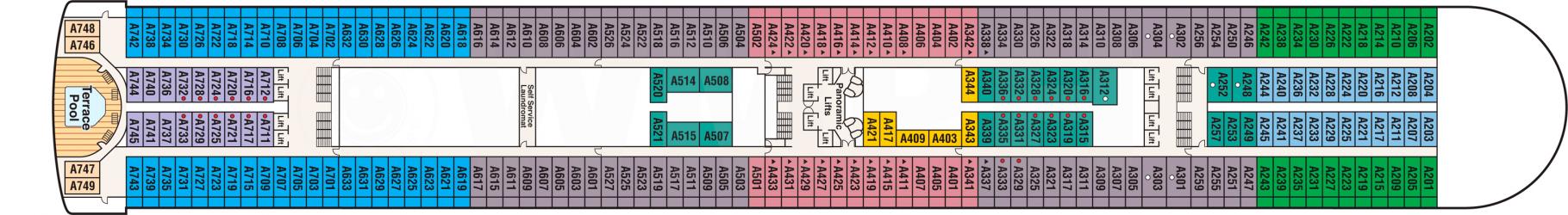 Cubierta 12 Golden Princess