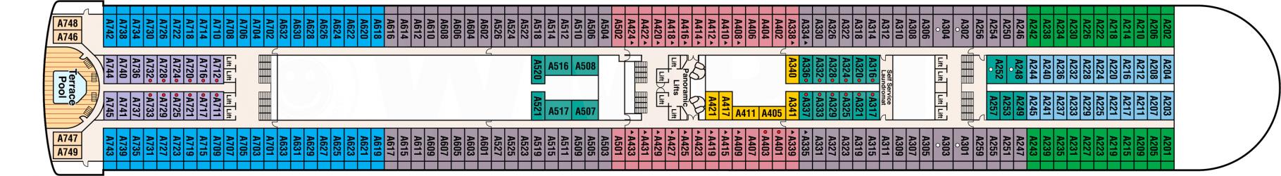 Cubierta 12 Grand Princess