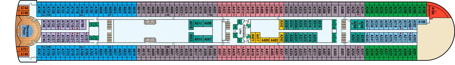 Cubierta 12 Sapphire Princess