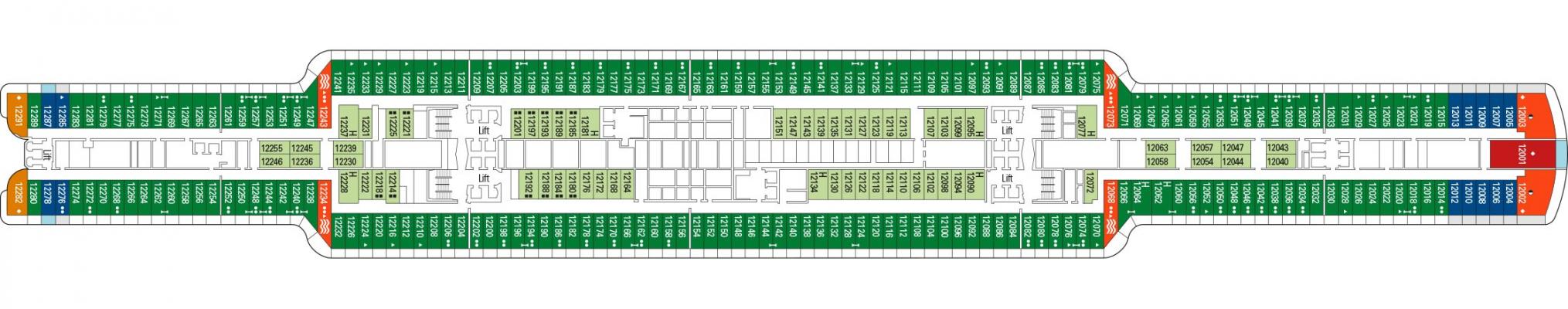 Cubierta 12 MSC Seashore
