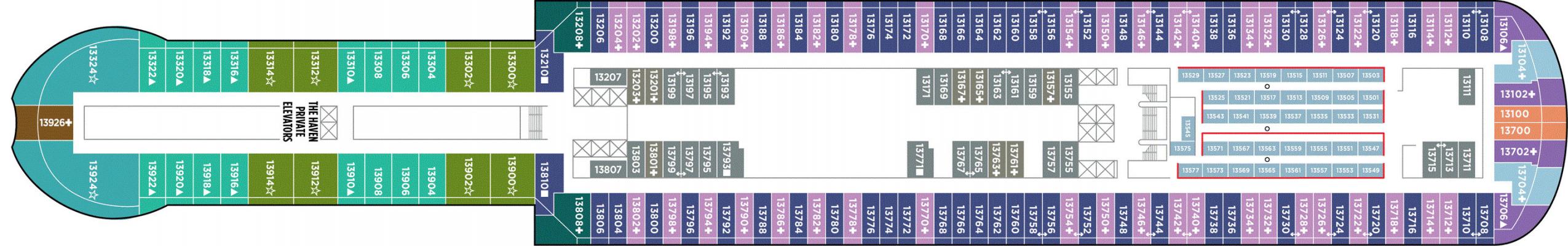 Cubierta 13 Norwegian Viva
