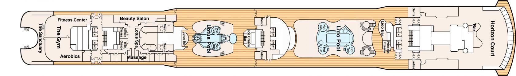 Cubierta 14 Coral Princess