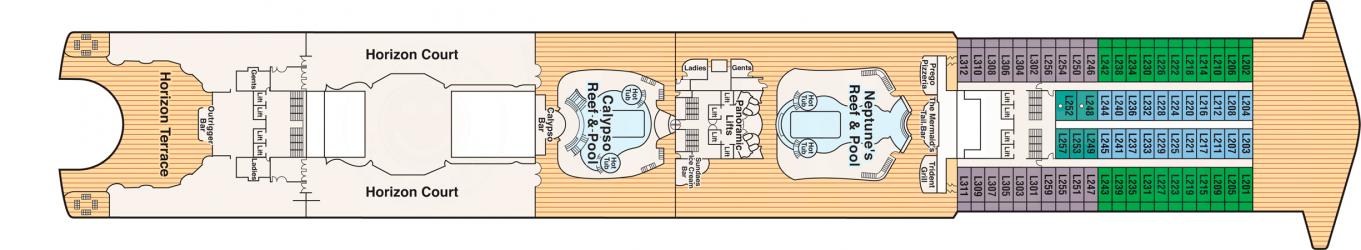 Cubierta 14 Golden Princess