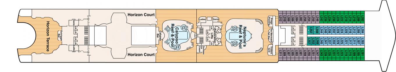 Cubierta 14 Star Princess
