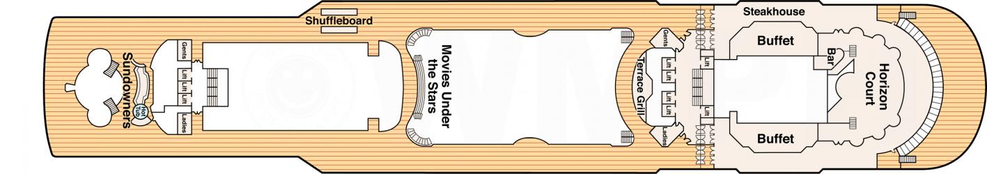 Cubierta 14 Sun Princess