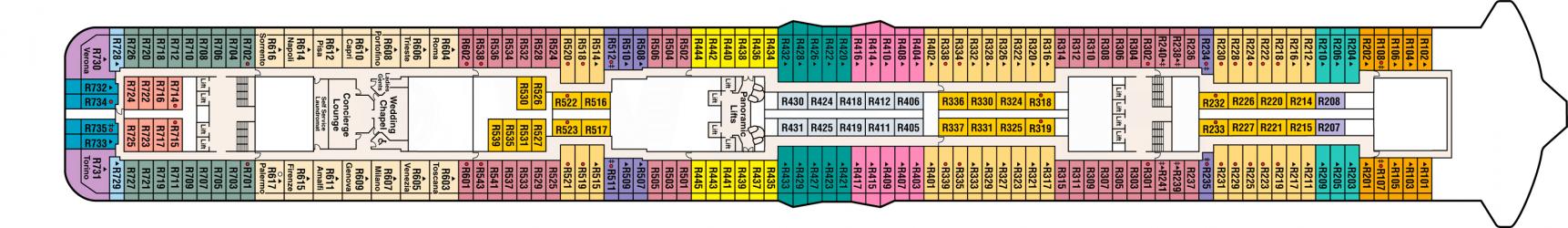 Cubierta 14 Regal Princess