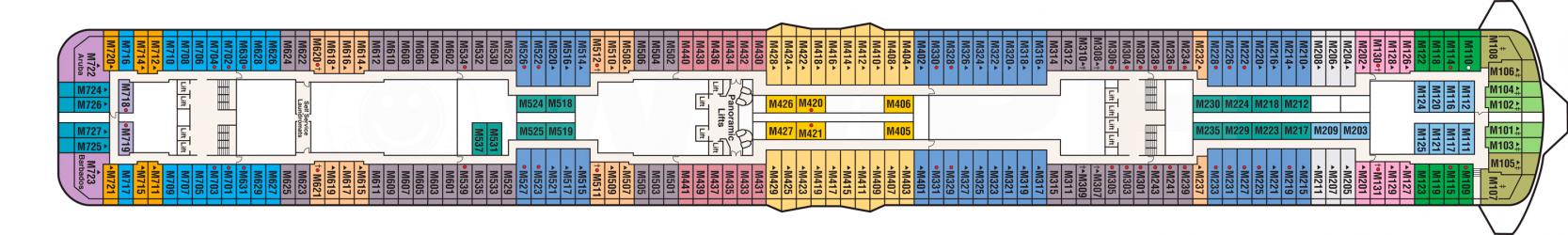 Cubierta 15 Royal Princess