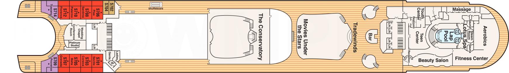 Cubierta 15 Golden Princess