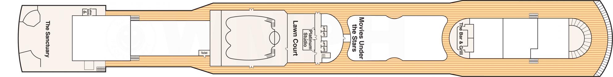Cubierta 15 Island Princess
