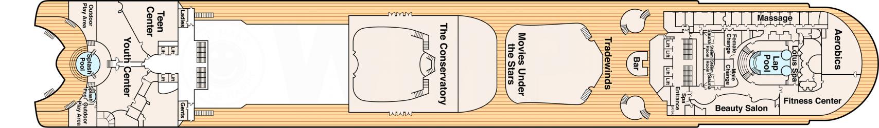 Cubierta 15 Sapphire Princess