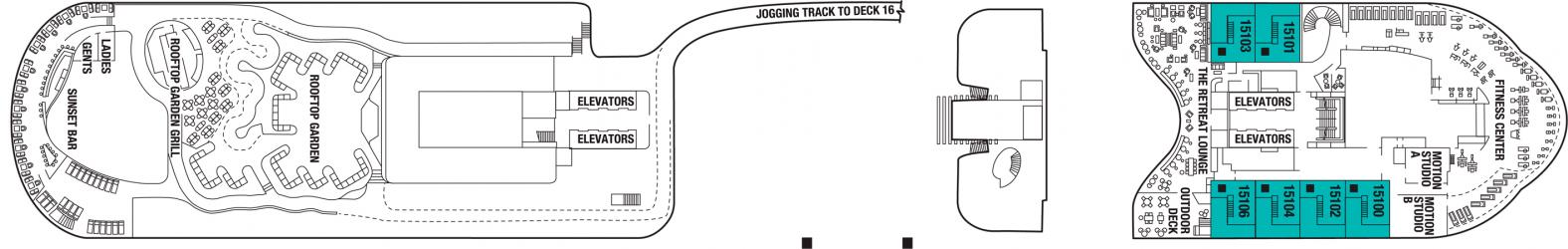 Cubierta 15 Celebrity Edge