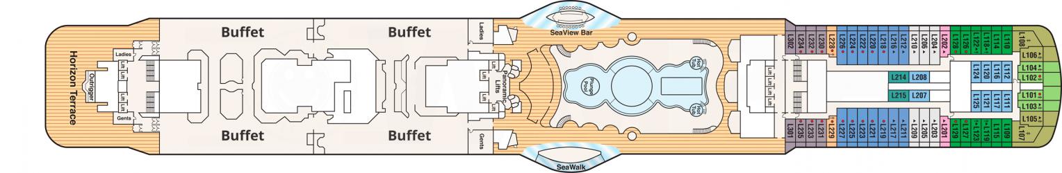 Cubierta 16 Majestic Princess