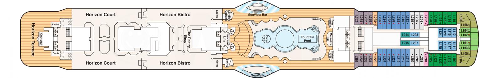 Cubierta 16 Royal Princess