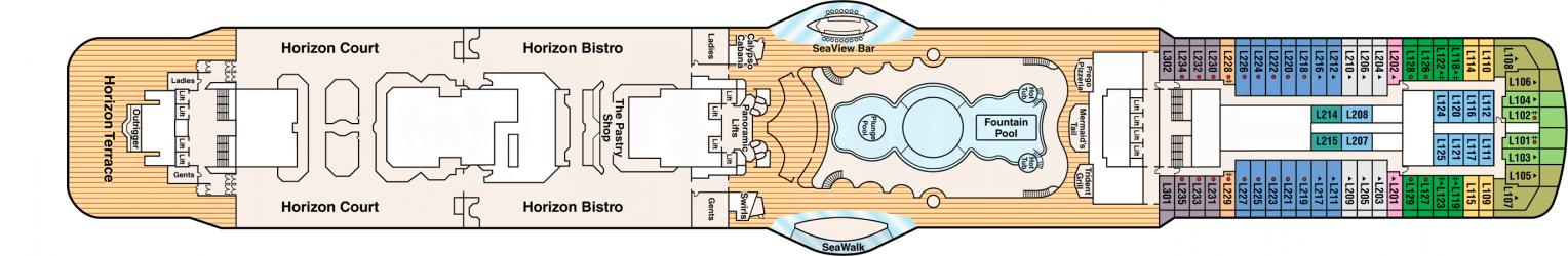 Cubierta 16 Regal Princess