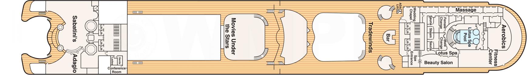 Cubierta 16 Crown Princess