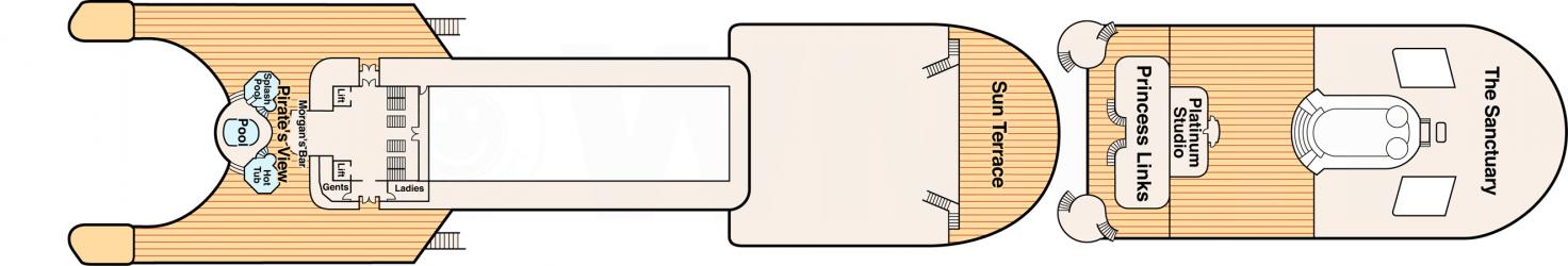 Cubierta 17 Caribbean Princess