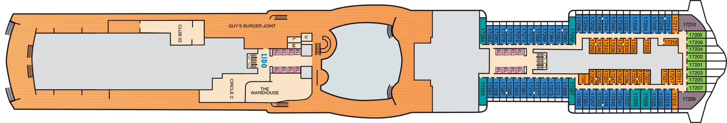 Cubierta 17 Carnival Celebration