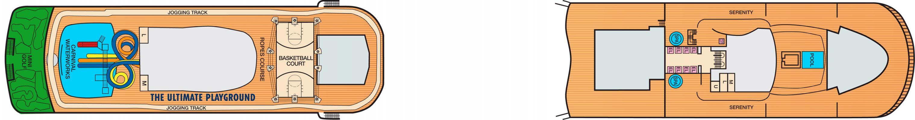 Cubierta 18 Carnival Mardi Gras