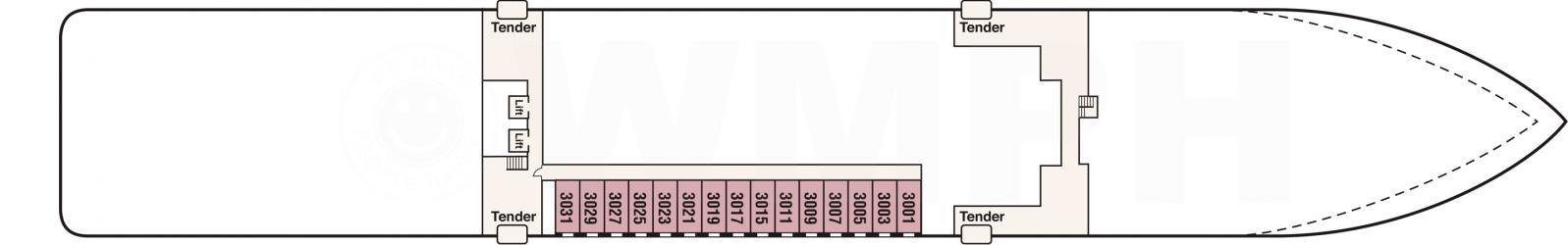 Cubierta 3 Pacific Princess