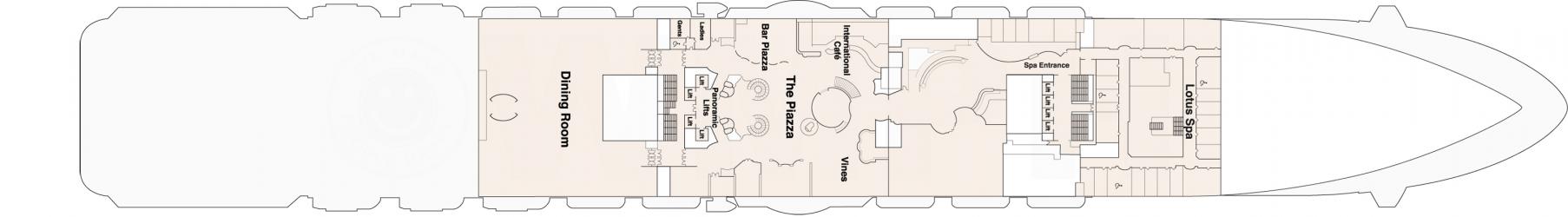 Cubierta 5 Majestic Princess