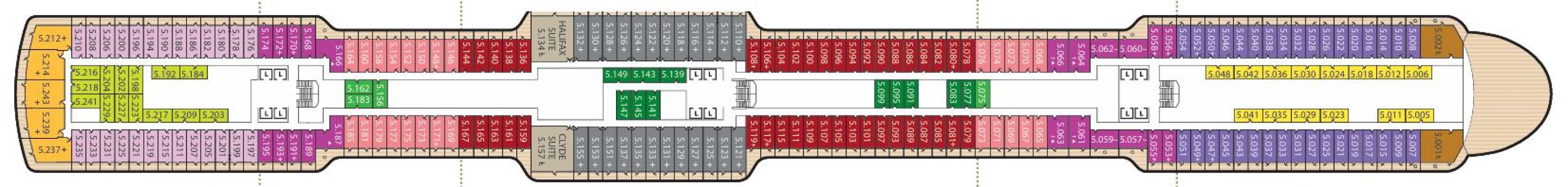 Cubierta 5 Queen Anne