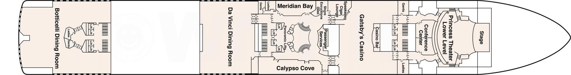 Cubierta 6 Crown Princess