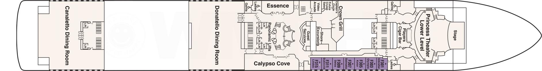 Cubierta 6 Golden Princess