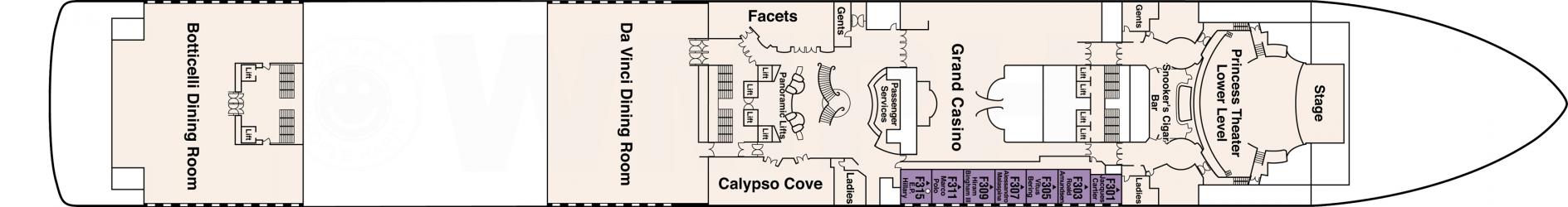 Cubierta 6 Grand Princess