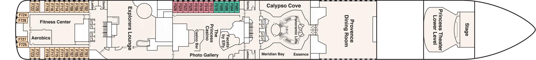 Cubierta 6 Island Princess