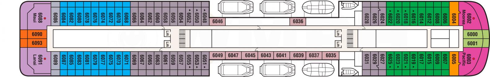 Cubierta 6 Pacific Princess