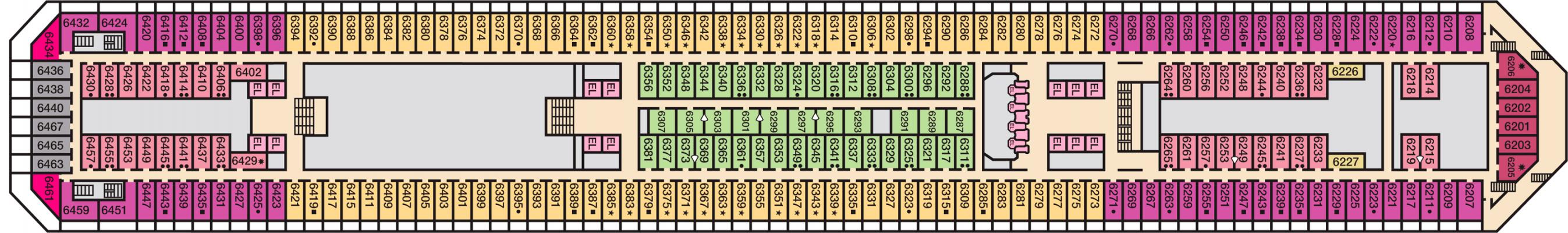 Cubierta 6 Carnival Radiance