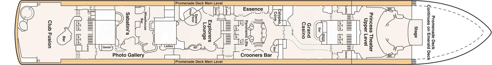 Cubierta 7 Caribbean Princess