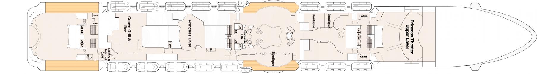 Cubierta 7 Majestic Princess