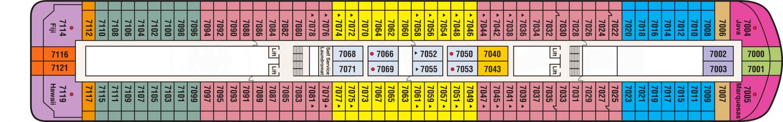 Cubierta 7 Pacific Princess