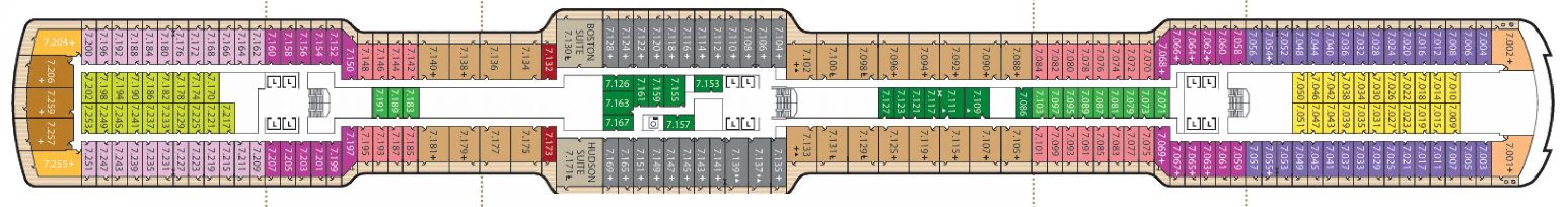 Cubierta 7 Queen Anne