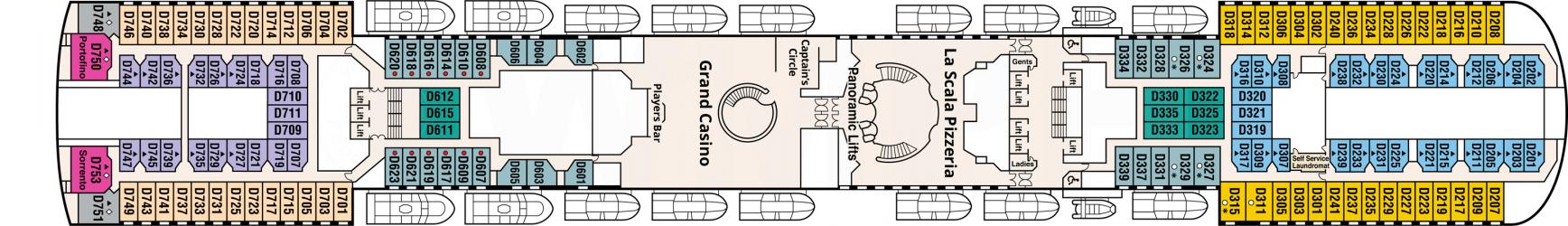 Cubierta 8 Sea Princess