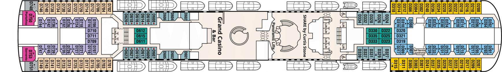 Cubierta 8 Sun Princess