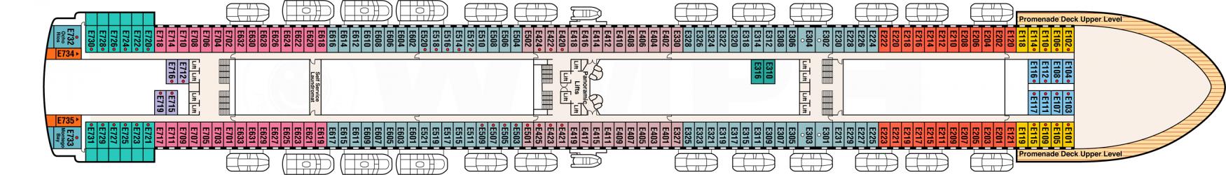 Caribbean Princess 2021 - 2022 Princess Cruises. Fotos, actividades y