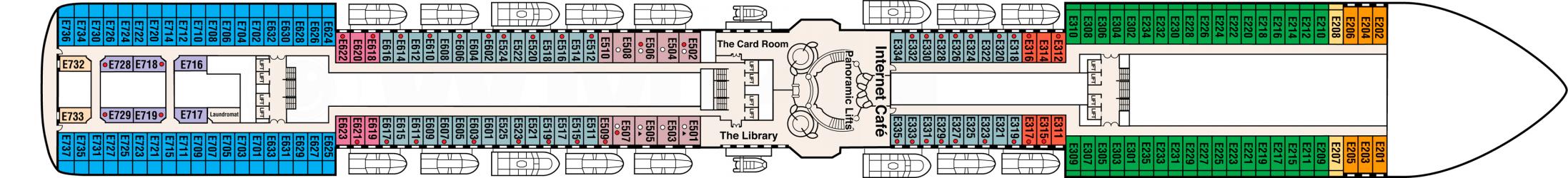 Cubierta 8 Coral Princess